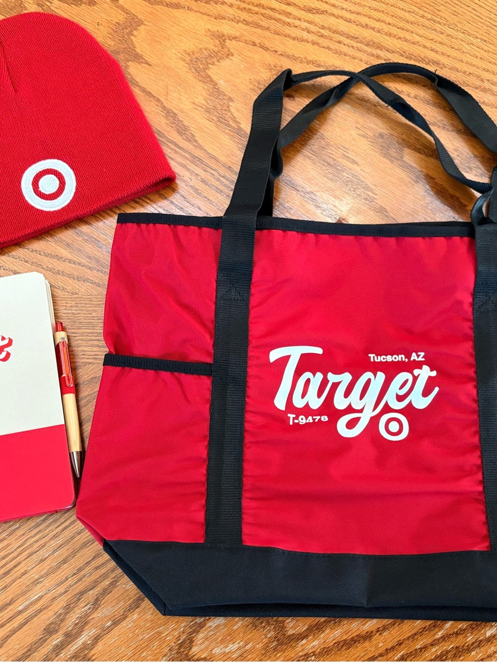Target Stores Special Edition Tote Bag, Tablet with Pen, and Knit Beanie Hat NWT
